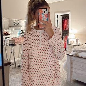 NWOT roller rabbit hearts long sleeve